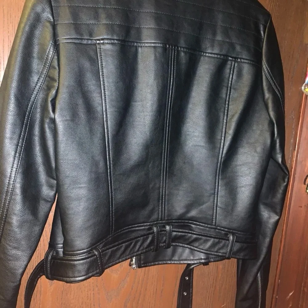 Final Markdown - Express Black Faux Leather Jacket - Picture 2 of 3